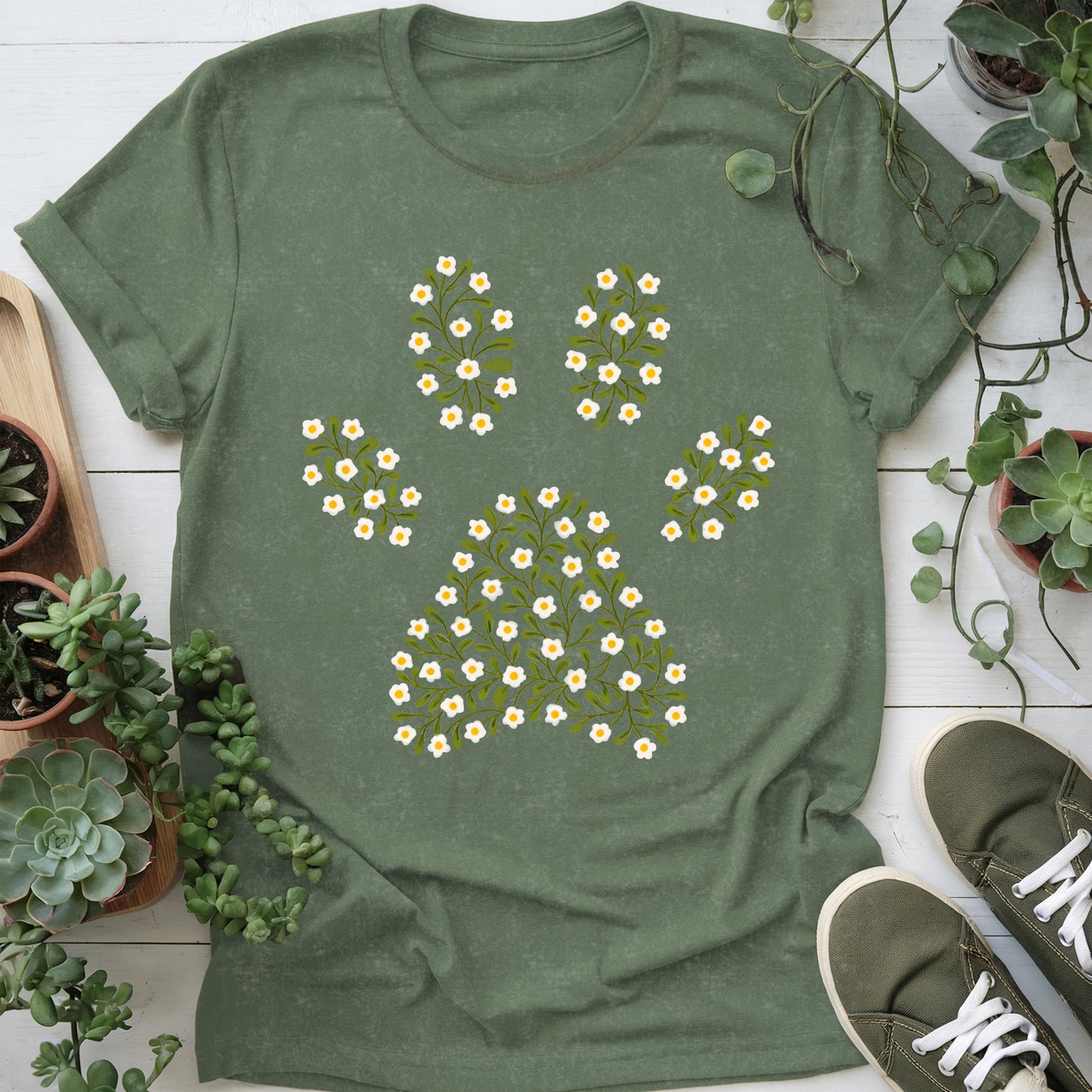 Pawssome Blooming T-shirt
