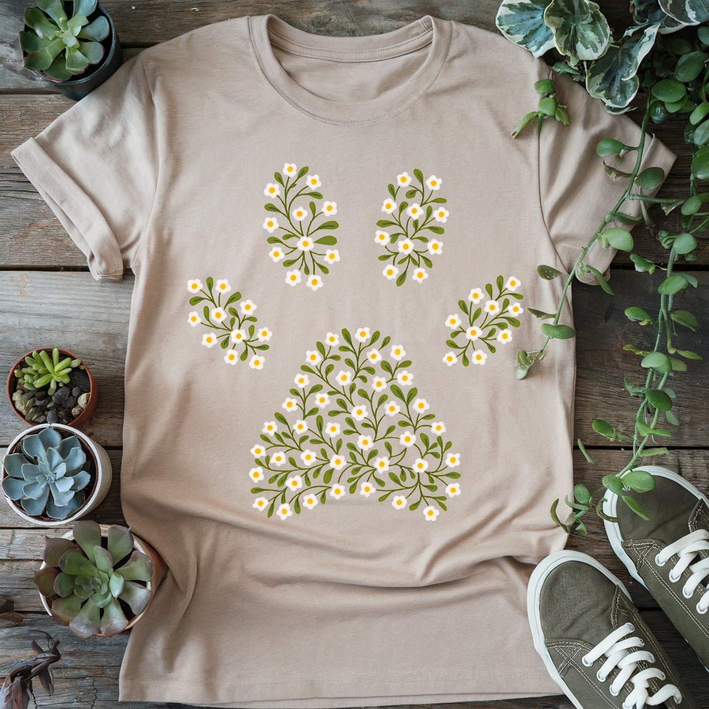 Pawssome Blooming T-shirt