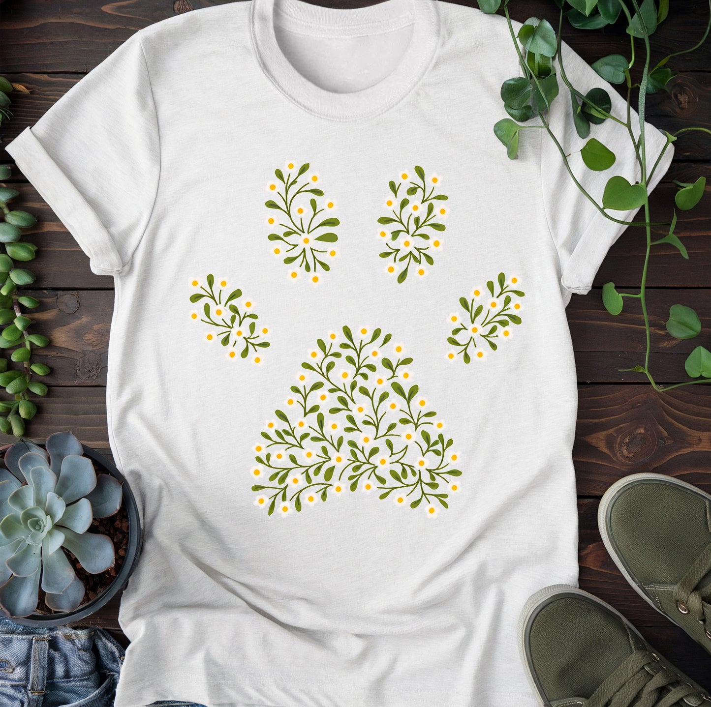 Pawssome Blooming T-shirt