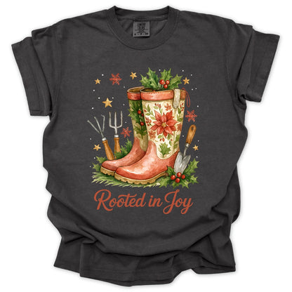 Christmas Gardening Boots T-Shirt