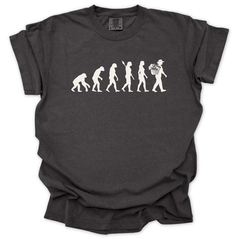 Evolution of the Homestead Woman T-Shirt