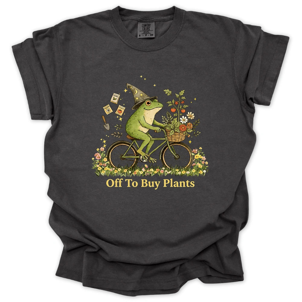 Off To Buy Plants T-shirt