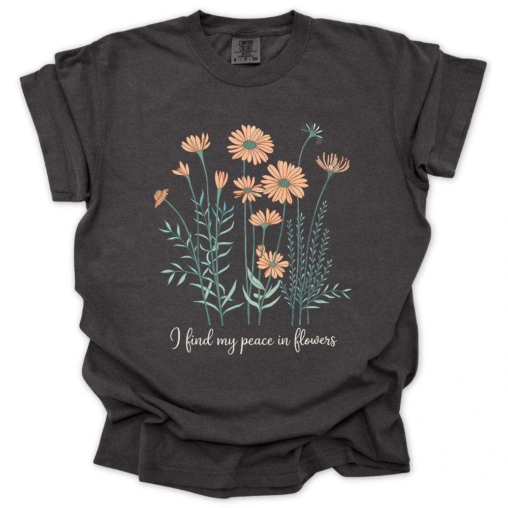 Peace In Flowers T-shirt