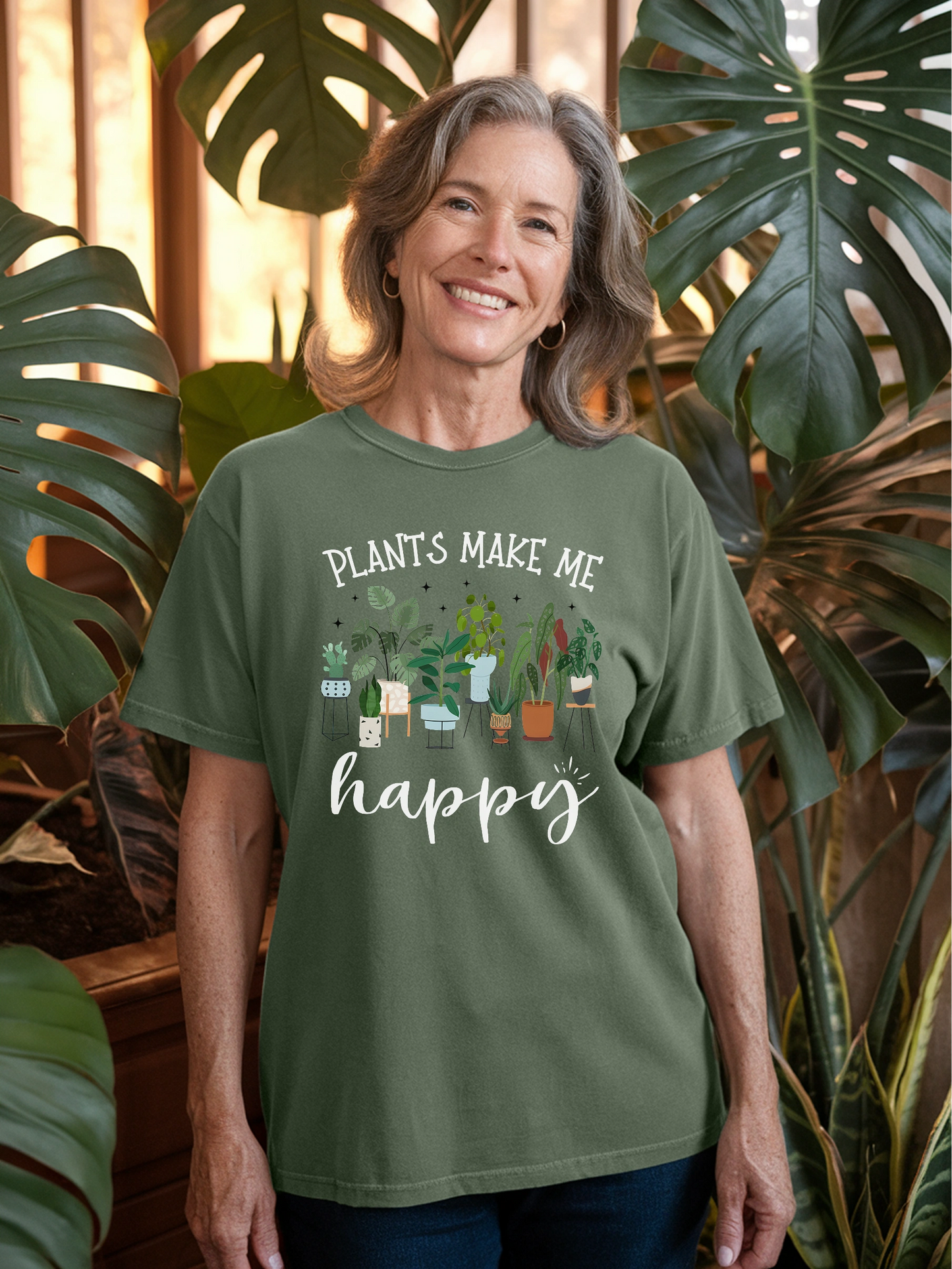 Plants Make Me Happy T-Shirt