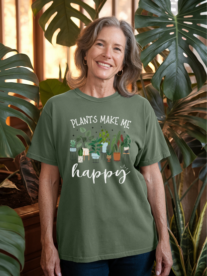 Plants Make Me Happy T-Shirt
