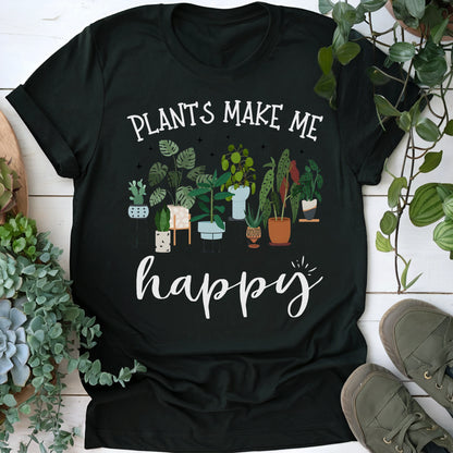 Plants Make Me Happy T-Shirt