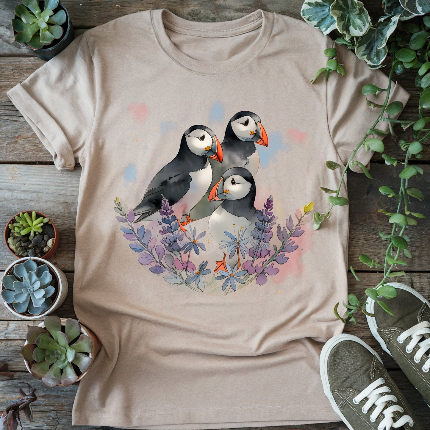 Puffin Posy T-shirt