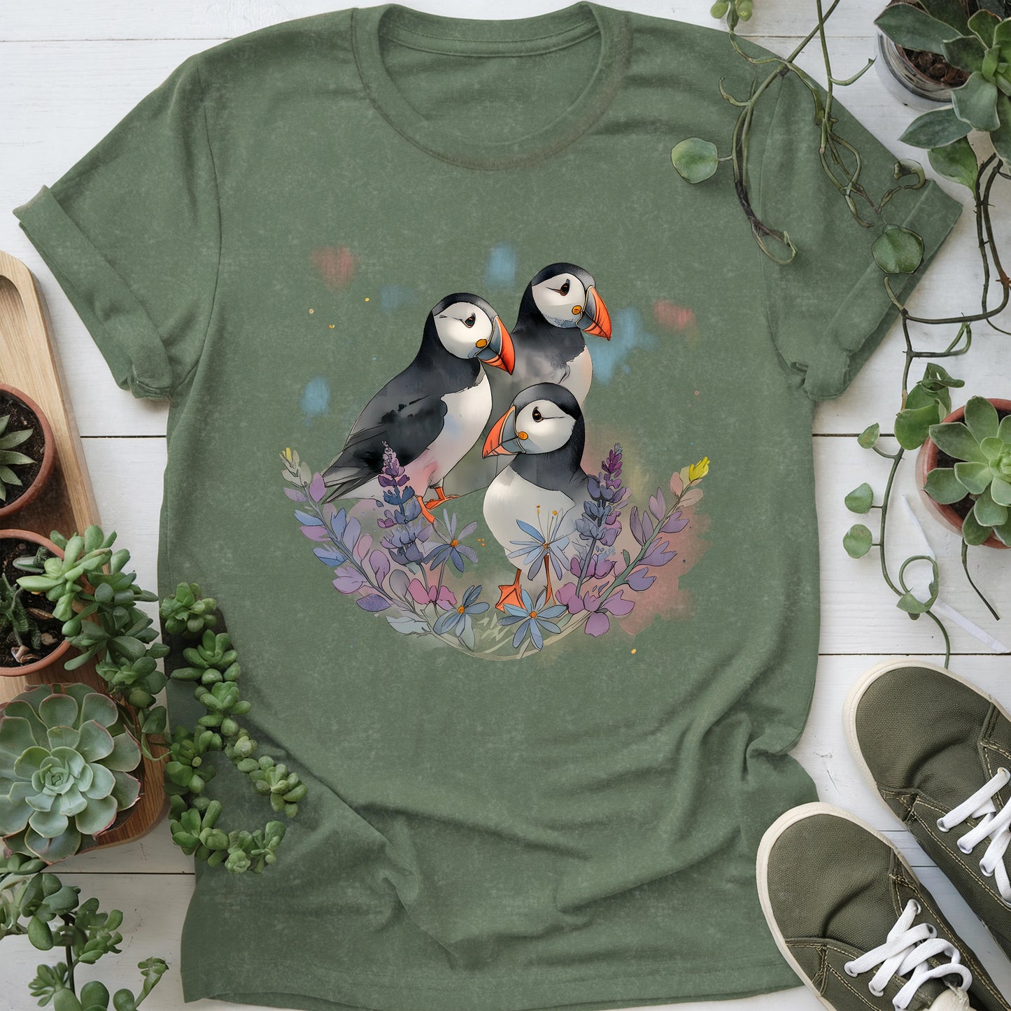 Puffin Posy T-shirt