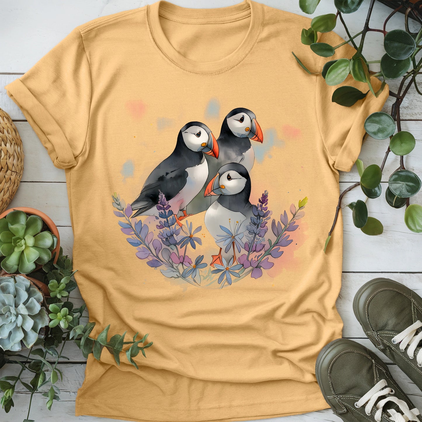 Puffin Posy T-shirt