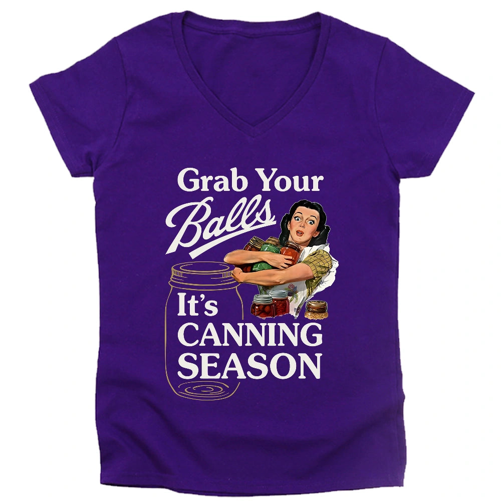 Grab Your Balls Lady V-neck