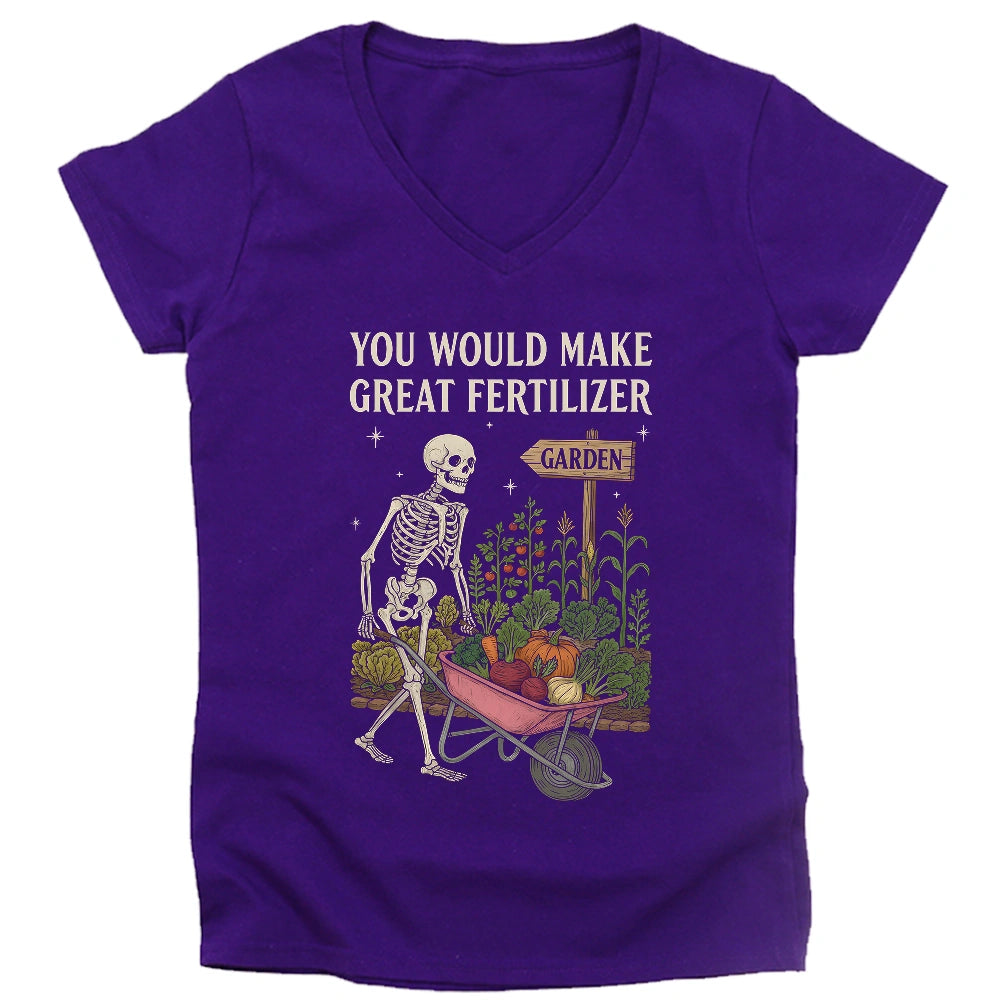 Great Fertilizer Lady V-neck