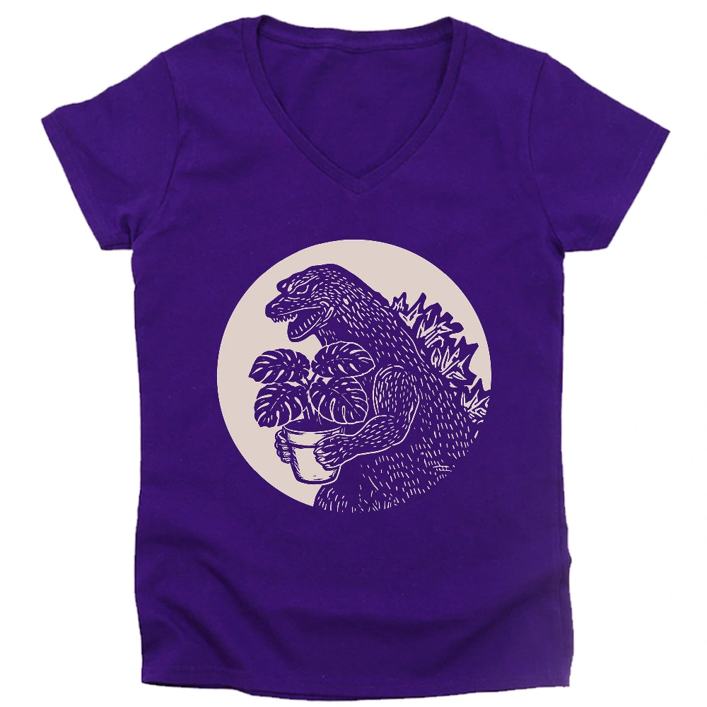 Monsterazilla Lady V-neck