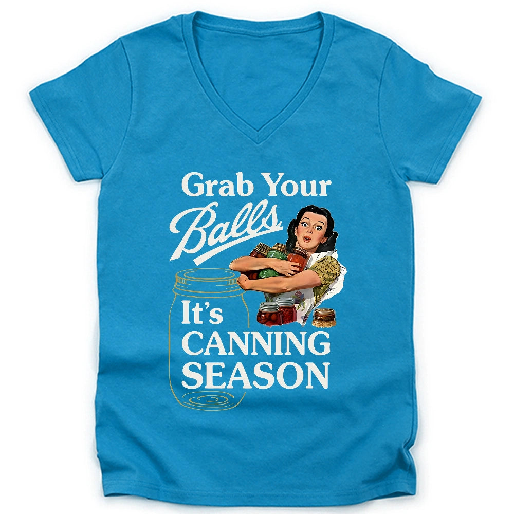 Grab Your Balls Lady V-neck