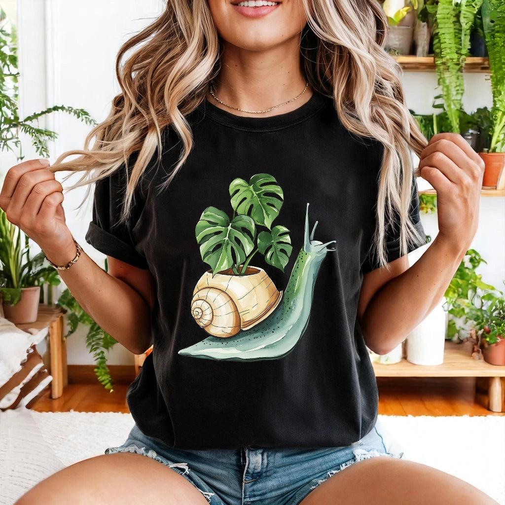 Snail Monstera T-Shirt