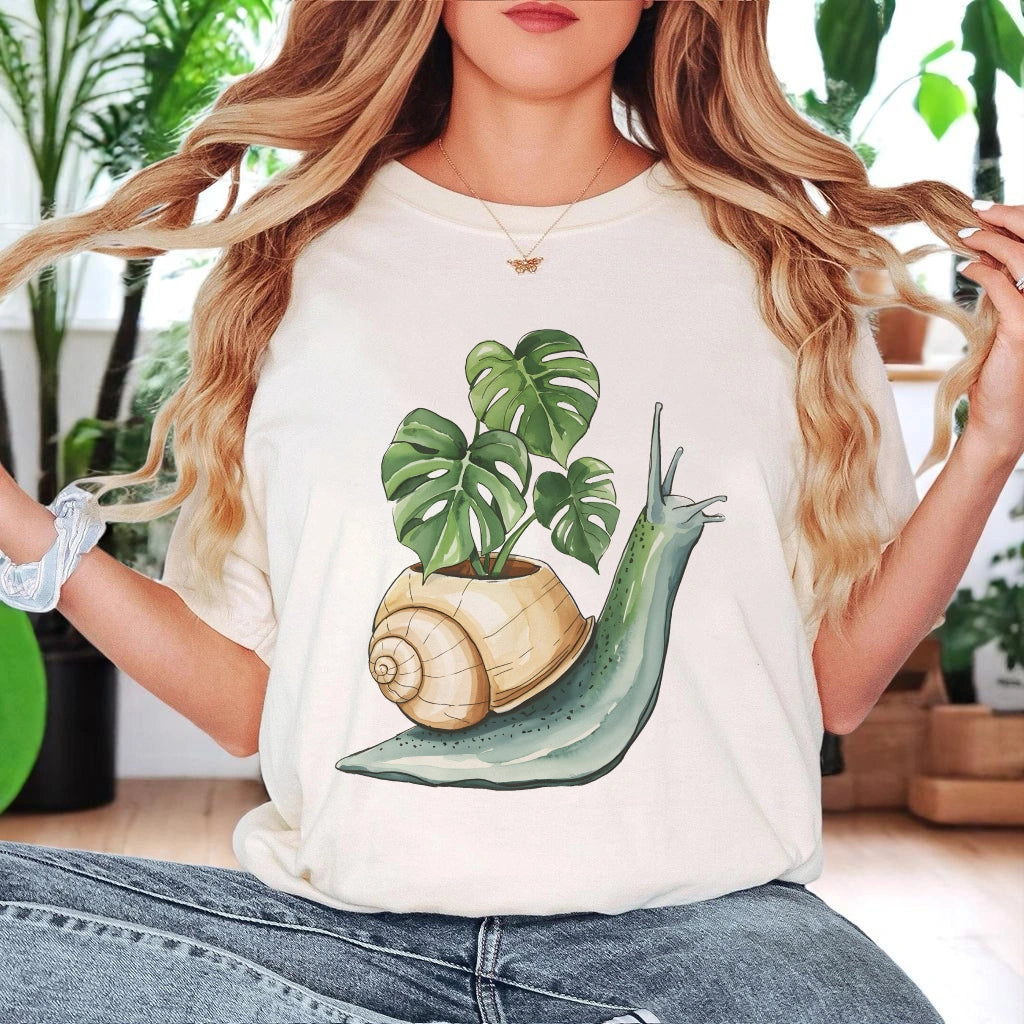Snail Monstera T-Shirt