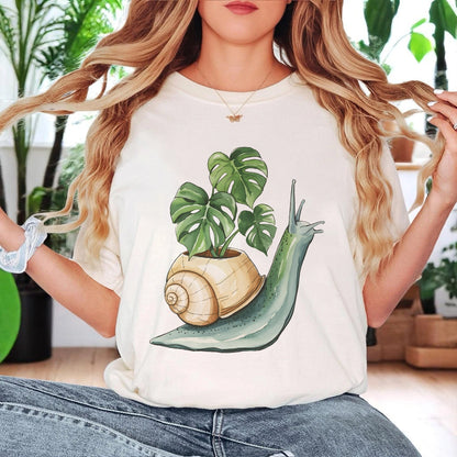 Snail Monstera T-Shirt