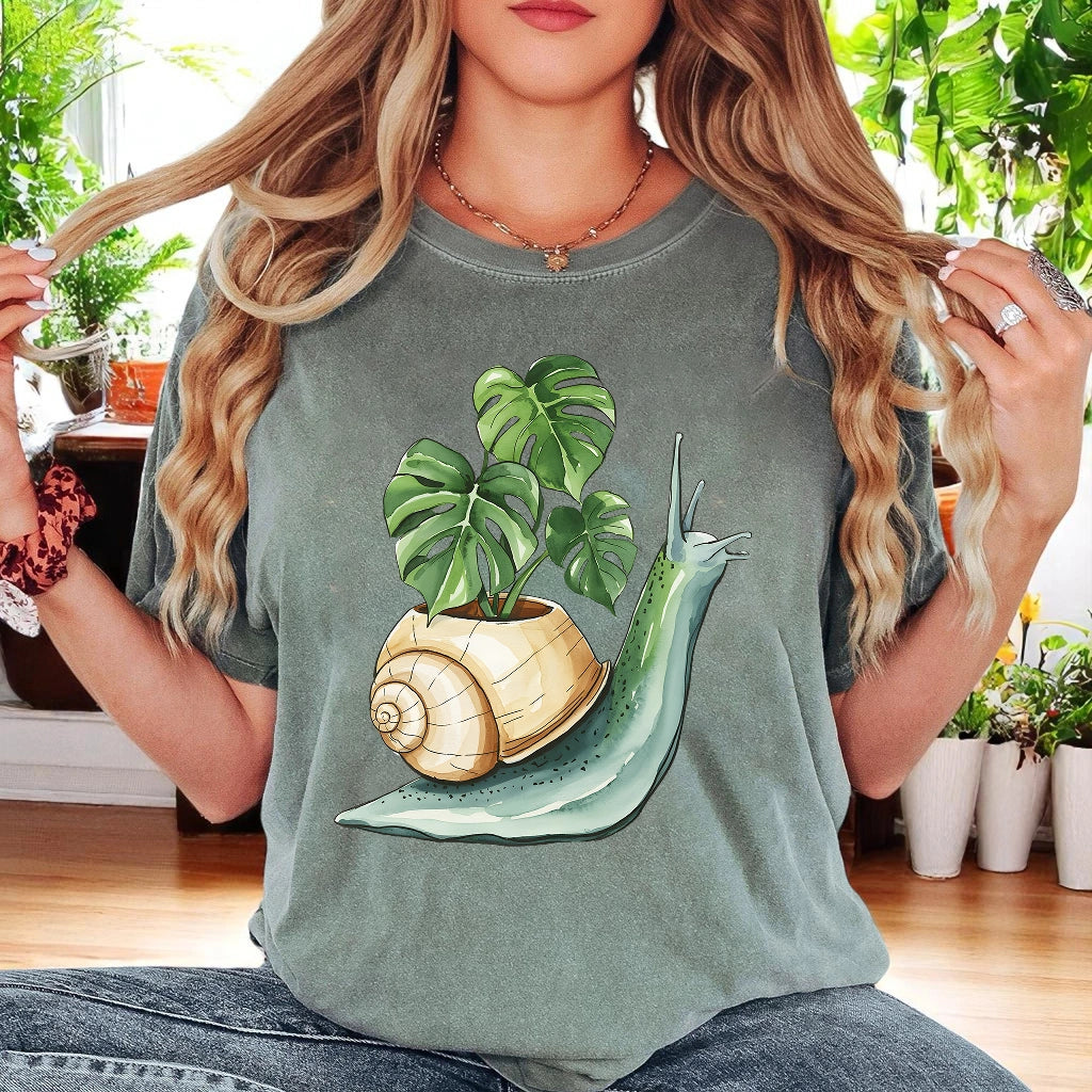 Snail Monstera T-Shirt