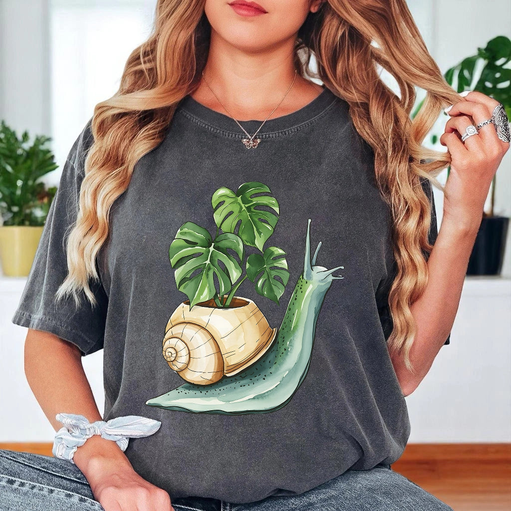 Snail Monstera T-Shirt