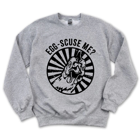Egg-scuse Me Sweatshirt