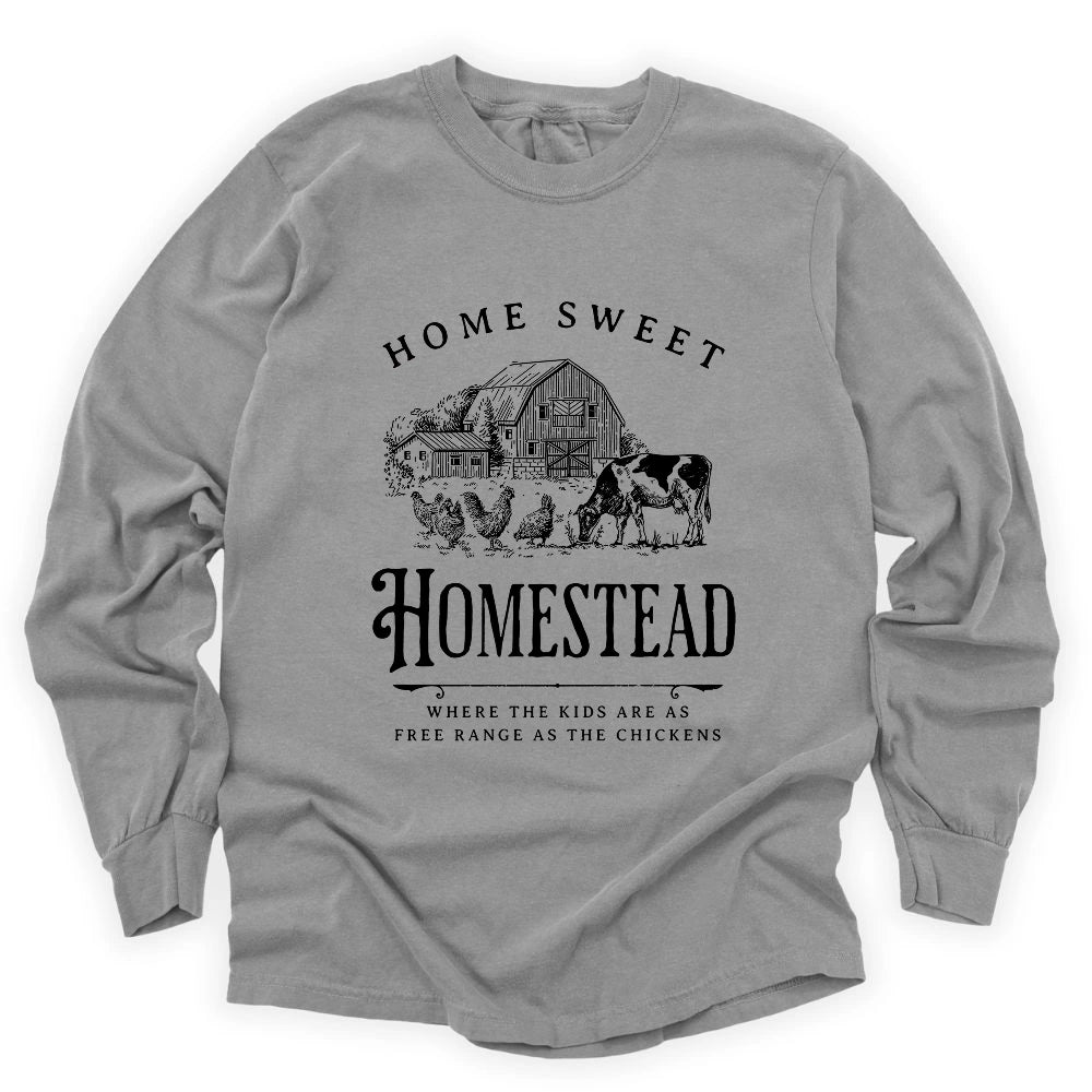 Free Range Kids Homestead Long Sleeve T-shirt