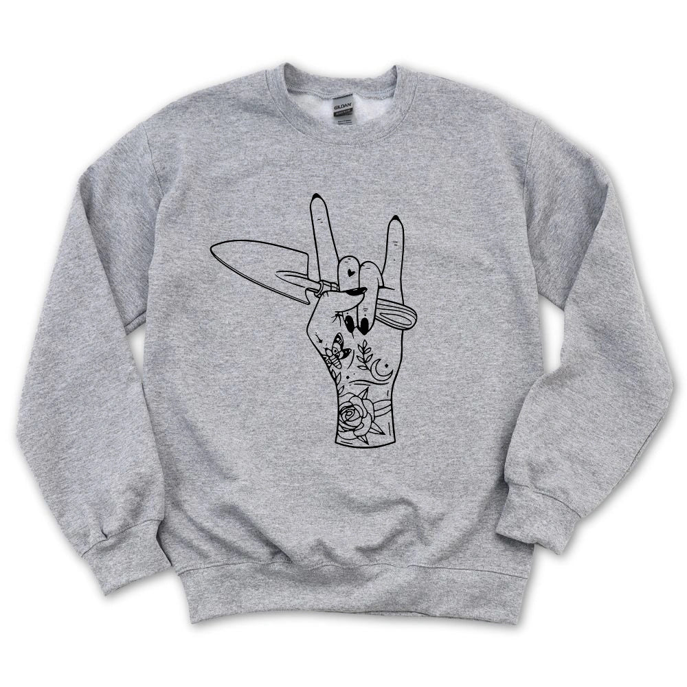 Gardening Rock Sweatshirt