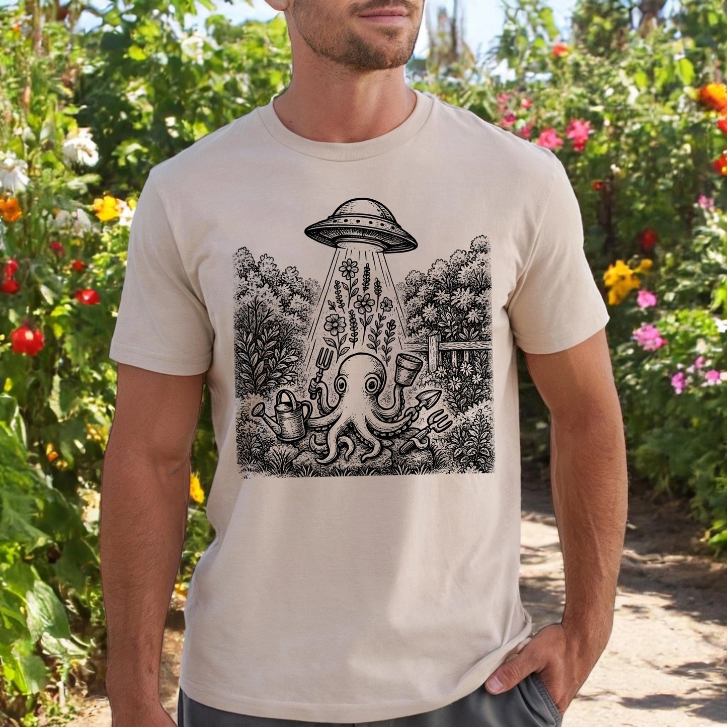 UFO Octopus Garden T-Shirt