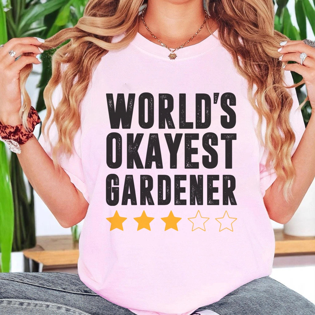 World's Okayest Gardener T-shirt