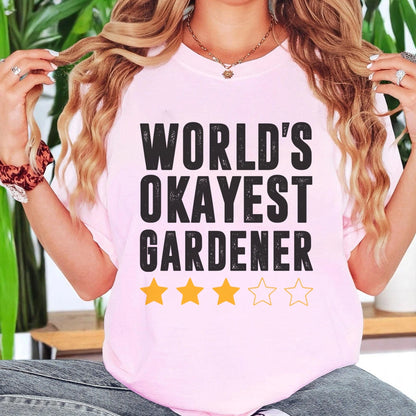 World's Okayest Gardener T-shirt