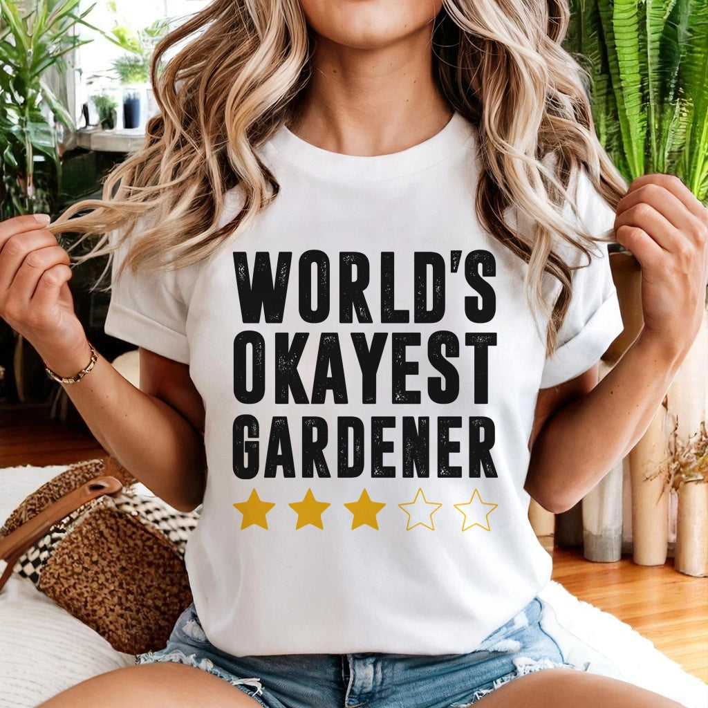World's Okayest Gardener T-shirt