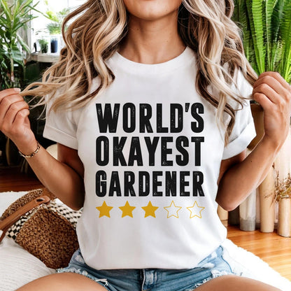 World's Okayest Gardener T-shirt