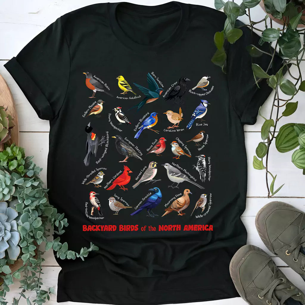 American Garden Birds T-shirt