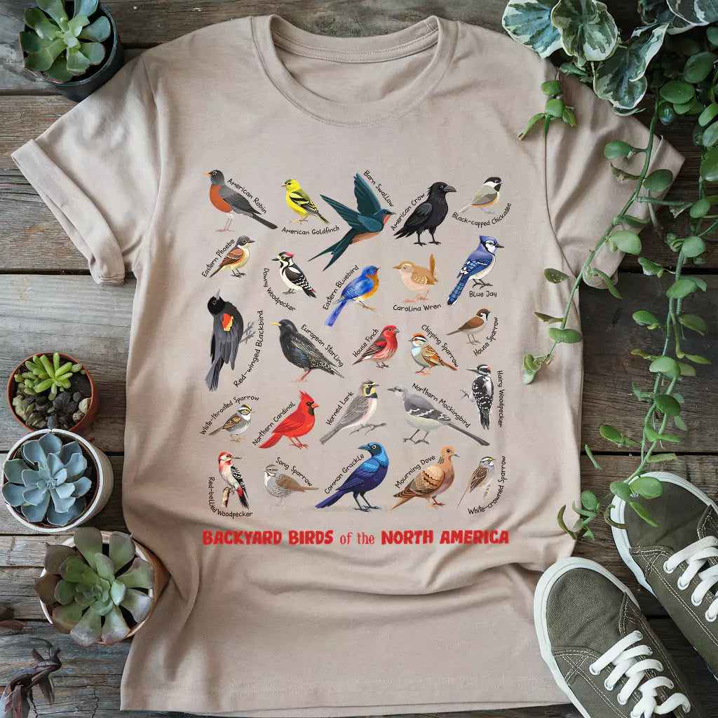 American Garden Birds T-shirt