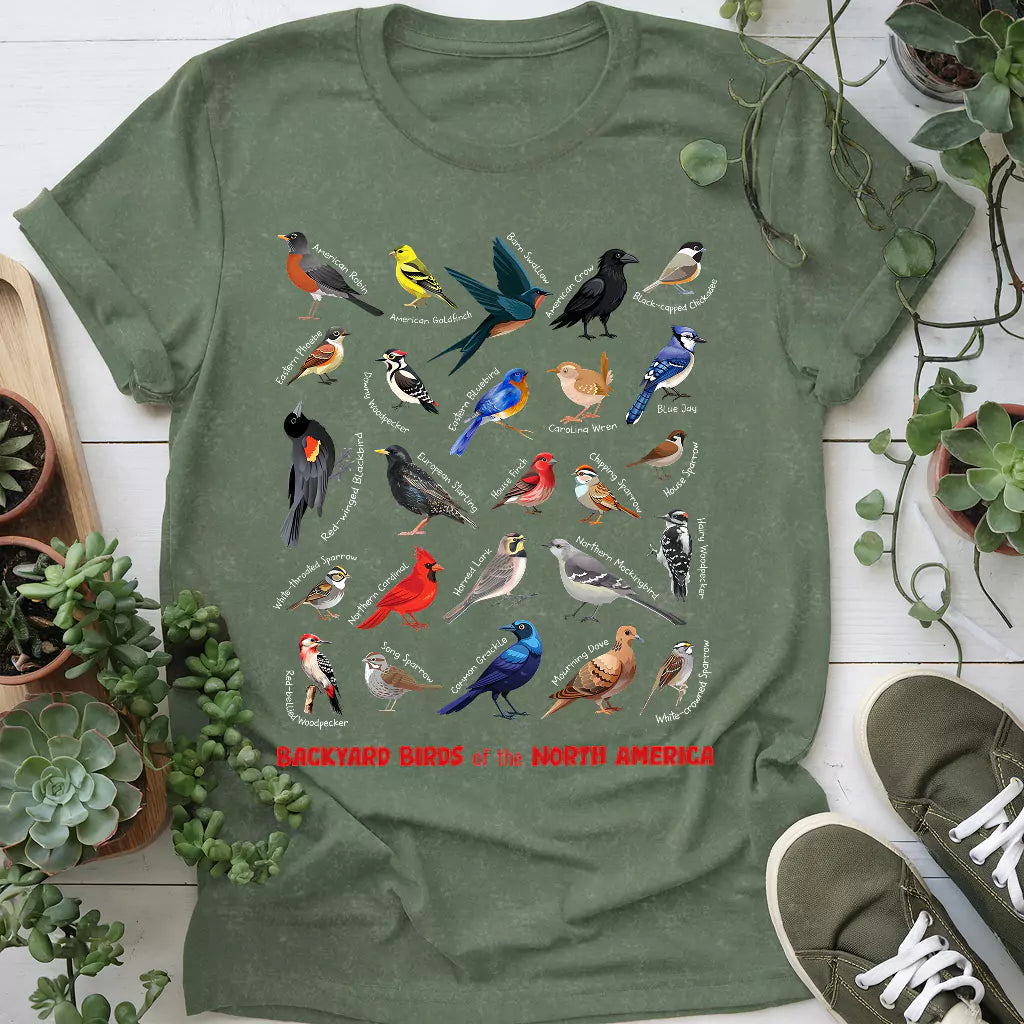 American Garden Birds T-shirt