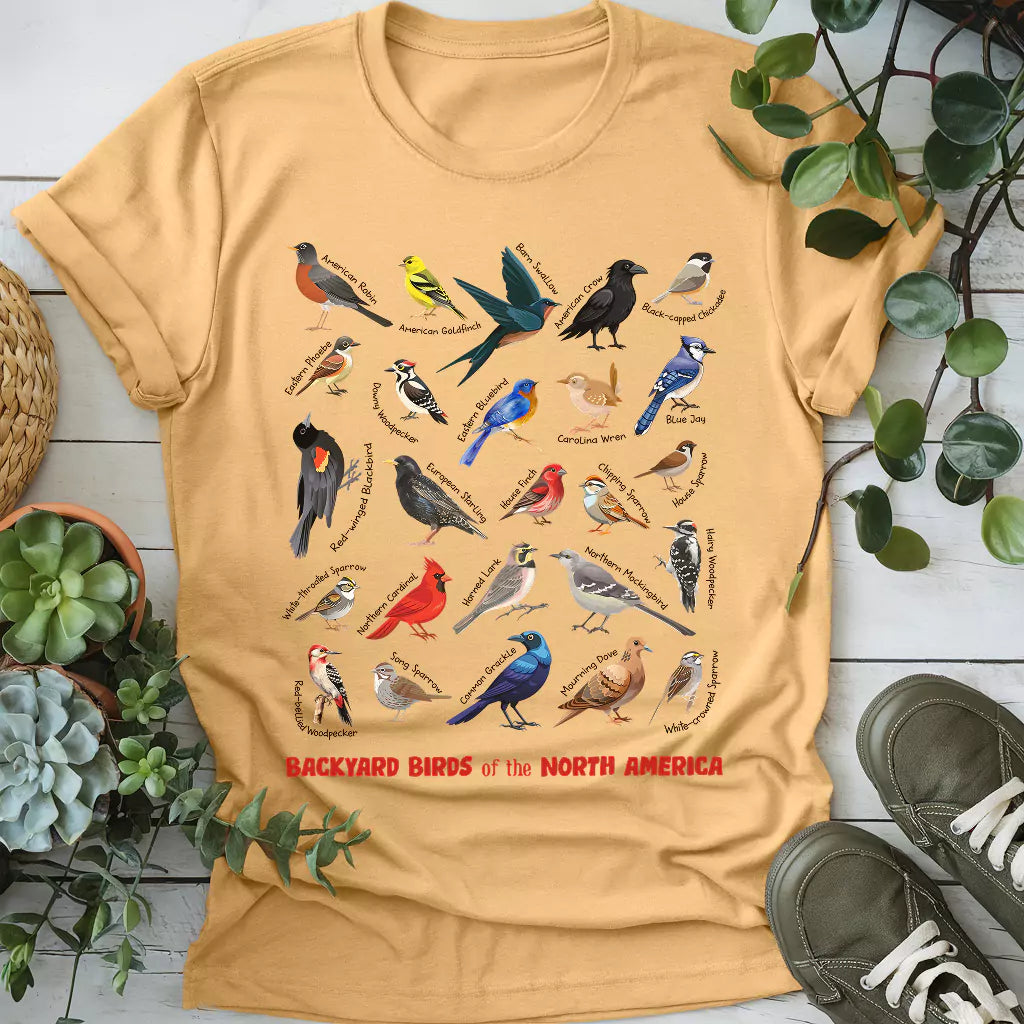 American Garden Birds T-shirt