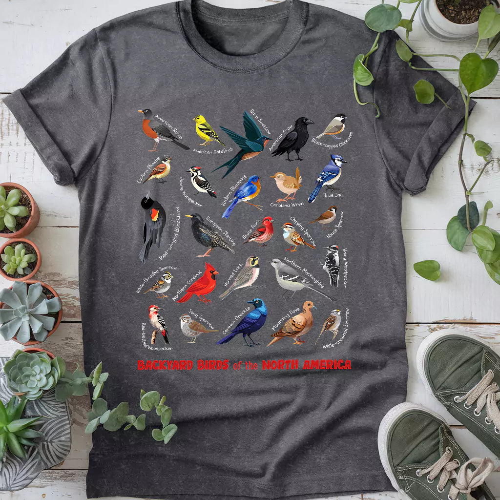 American Garden Birds T-shirt