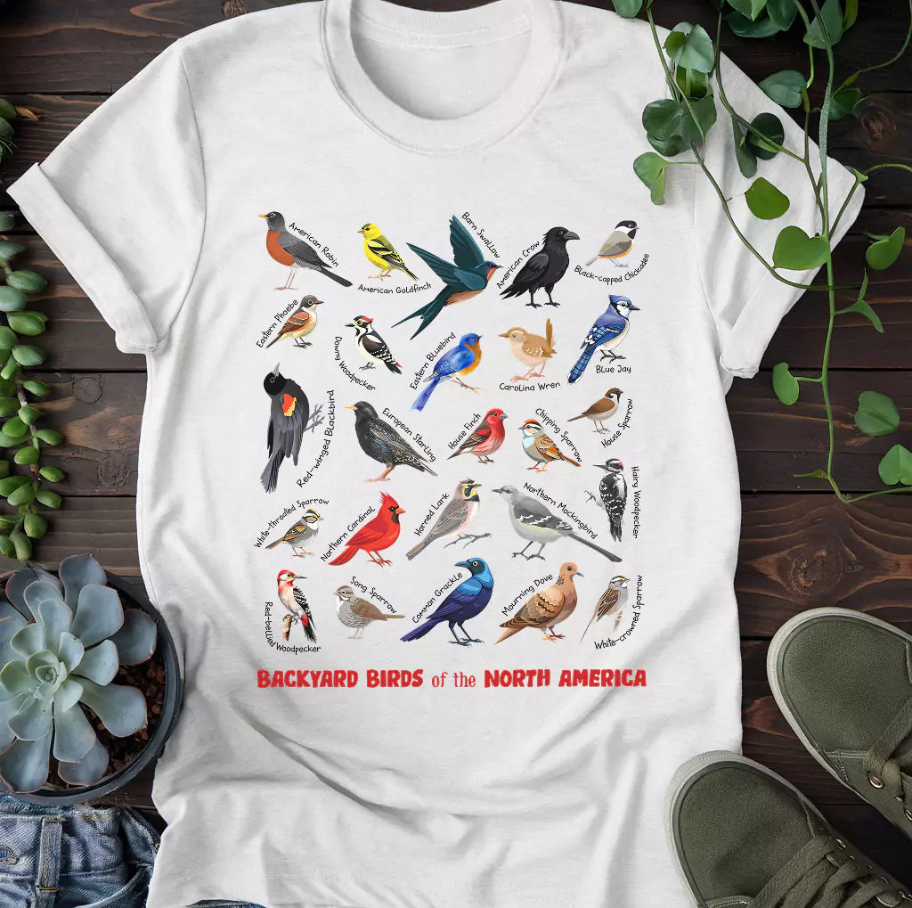 American Garden Birds T-shirt