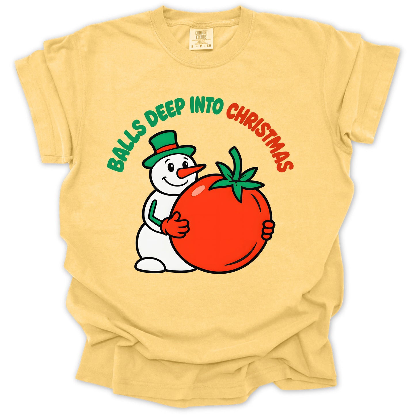 Balls Deep Into Christmas T-shirt