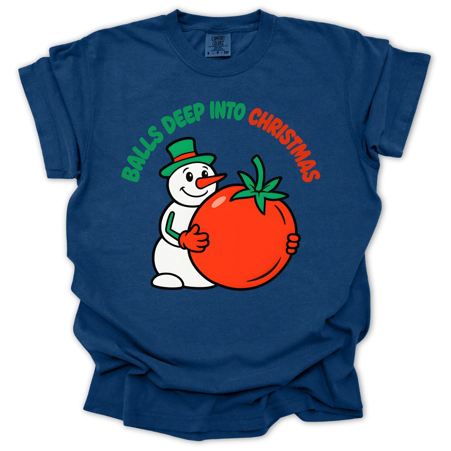 Balls Deep Into Christmas T-shirt