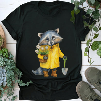 Raccoon Gardener T-shirt