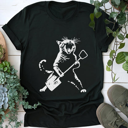 Rock Cat Gardening T-shirt