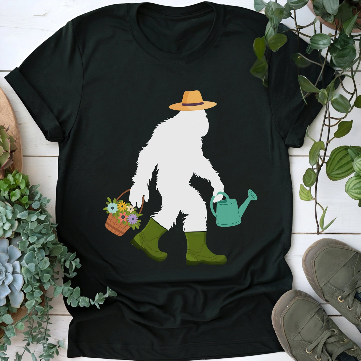 Bigfoot Gardener T-shirt