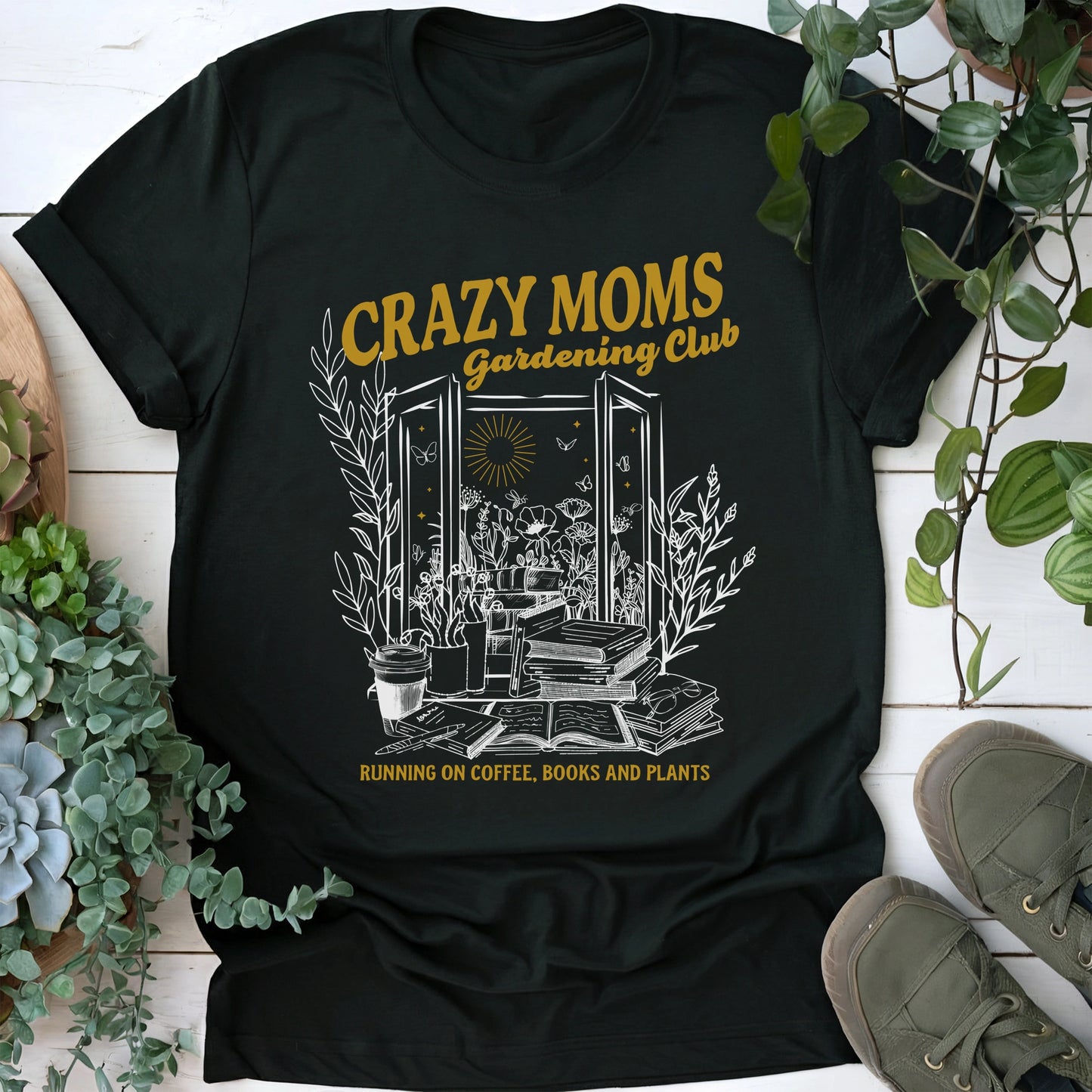 Crazy Mom Gardening Club T-Shirt