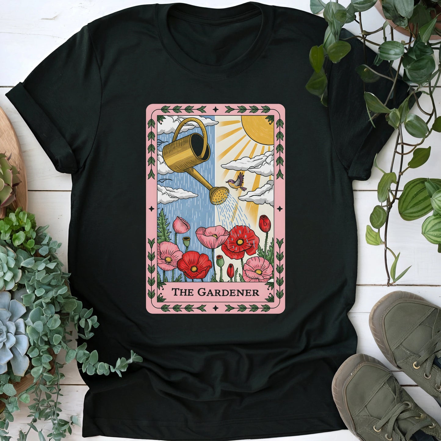 Gardener Tarot Card T-Shirt