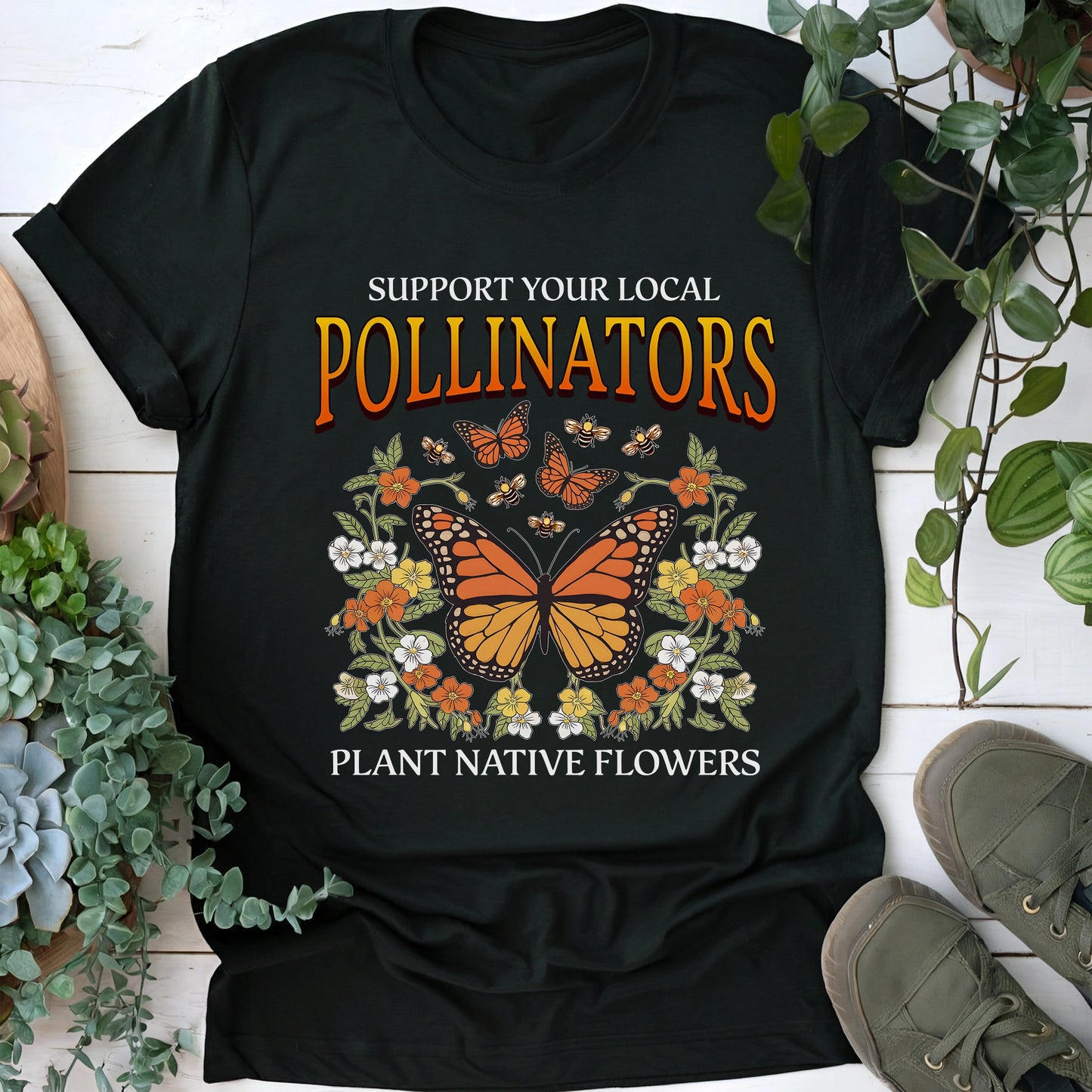 Support Your Local Pollinators T-Shirt