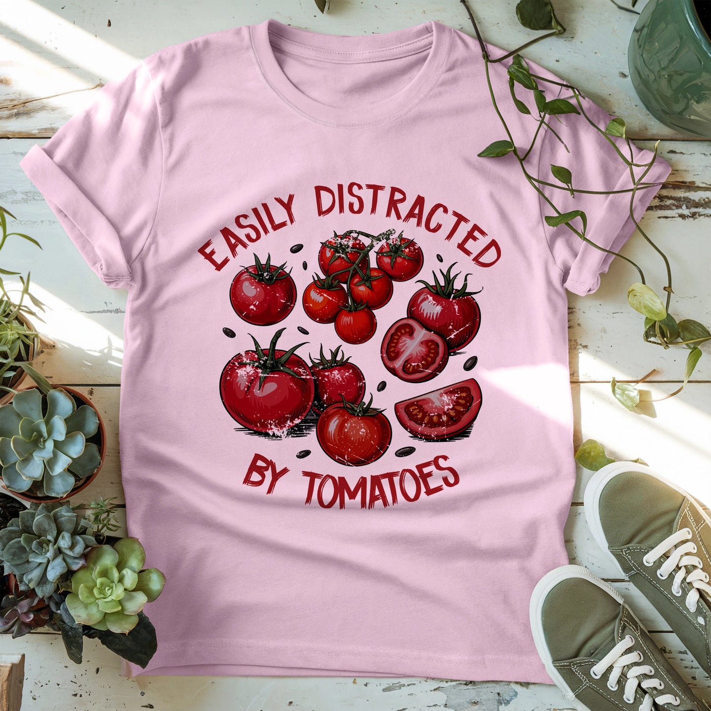 Distracted By Tomatoes T-Shirt