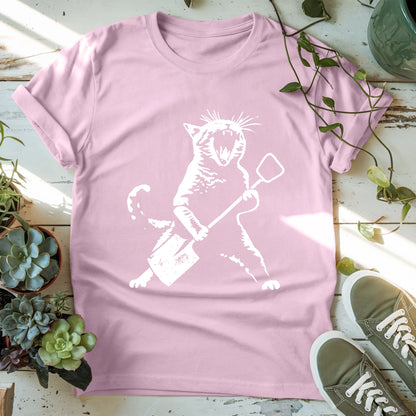 Rock Cat Gardening T-shirt