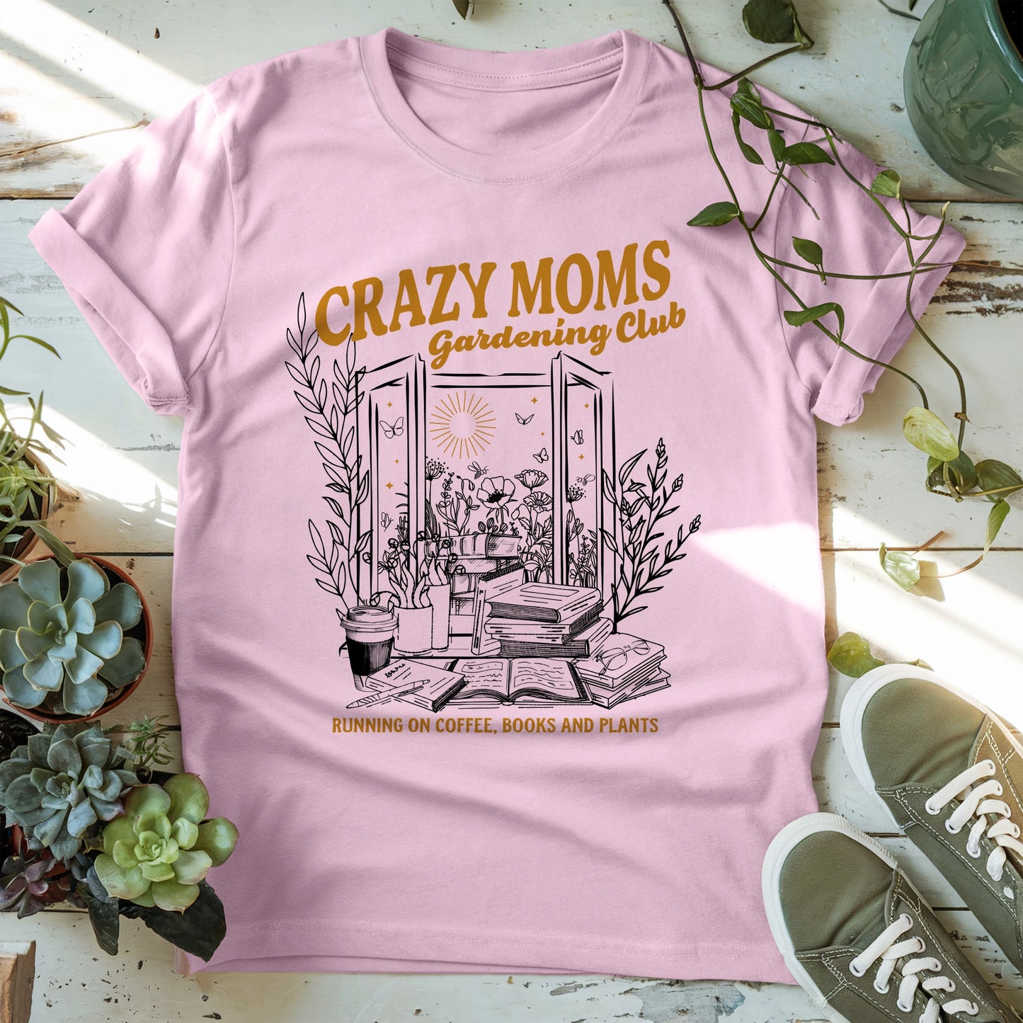 Crazy Mom Gardening Club T-Shirt