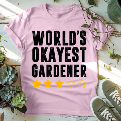 World's Okayest Gardener T-shirt
