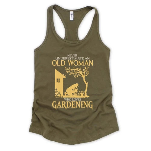 Never Underestimate An Old Woman Tank Top