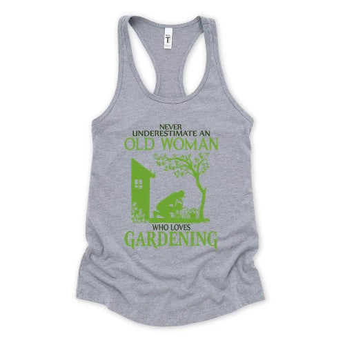 Never Underestimate An Old Woman Tank Top